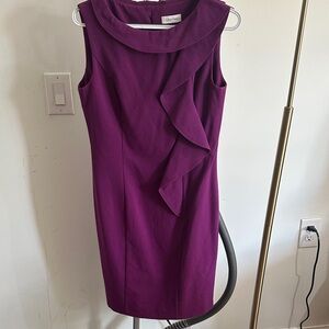 Calvin Klein Rich Purple Mini Dress